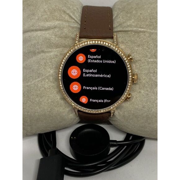Fossil Gen 4 Authentic Digital Dial Smart Watch Custom Band FTW6011 ZA788 - Picture 1 of 12